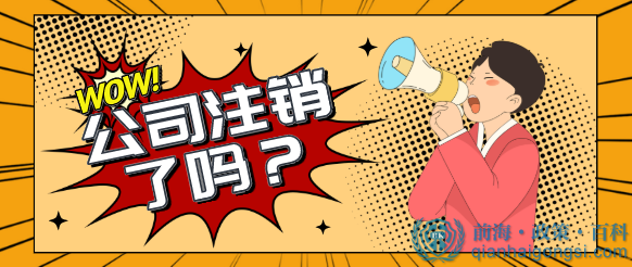 前海公司注銷