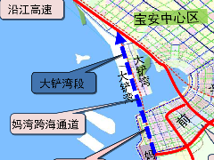 前海媽灣跨海隧道將銜接地鐵5號線